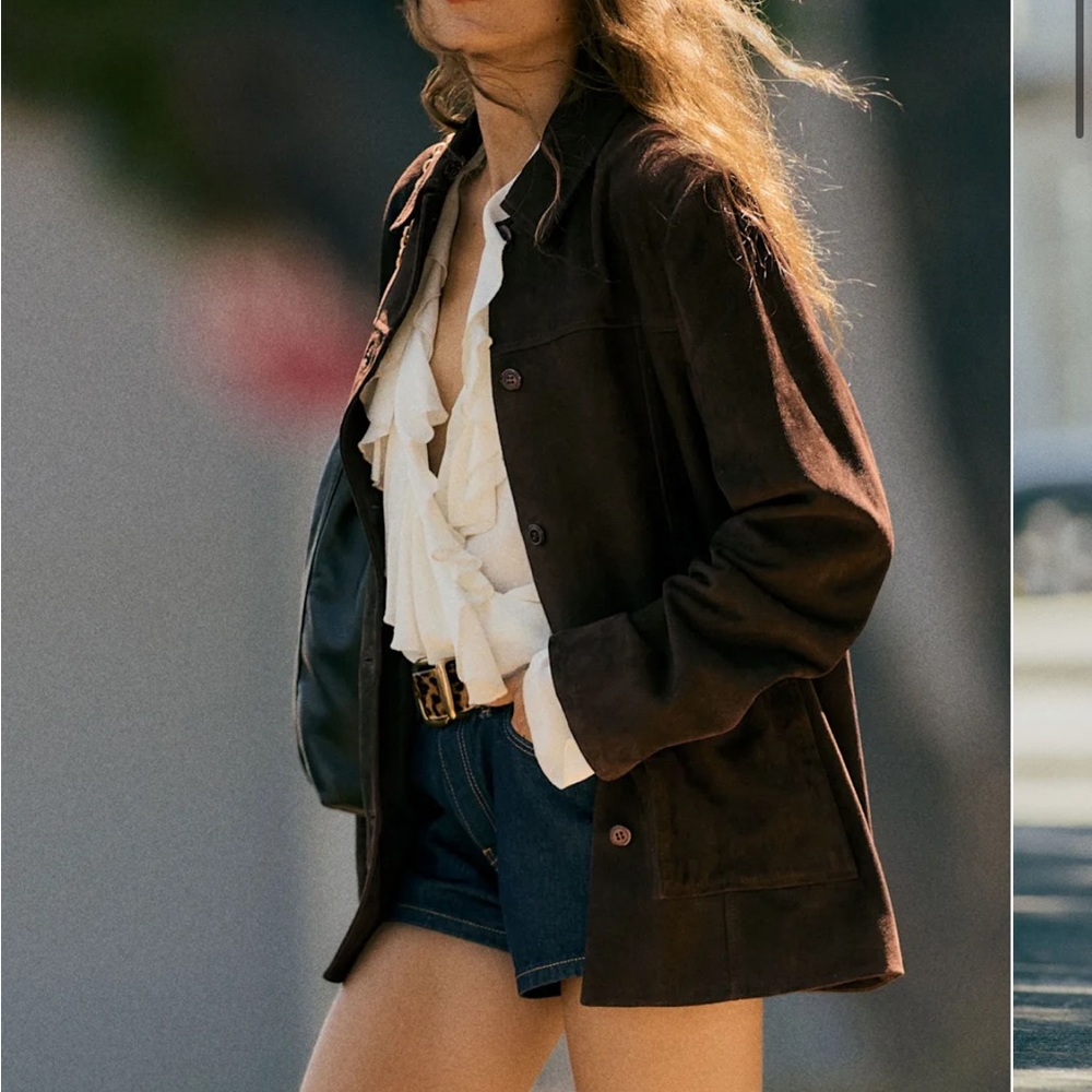Reformation Suede Jacket - Picture 2 of 4